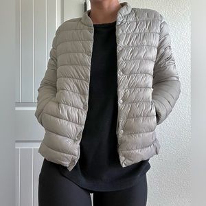H&M - Gray Lightweight Padded Jacket